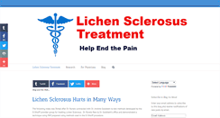 Desktop Screenshot of lichensclerosustreatment.com