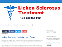 Tablet Screenshot of lichensclerosustreatment.com